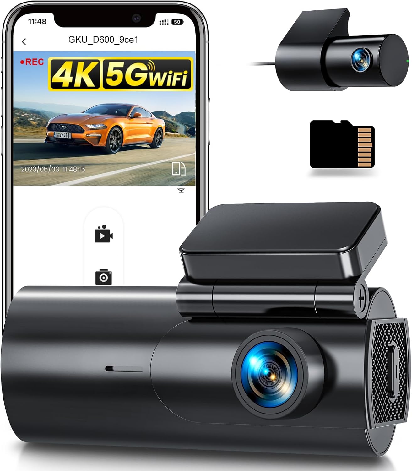 Gku Dashcam Voiture