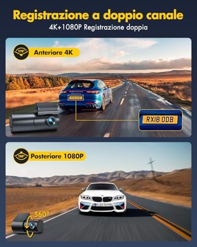 Vue 3 de Gku Dashcam Voiture
