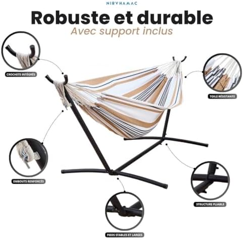 Vue 4 de Hamac Sur Pied Confortable