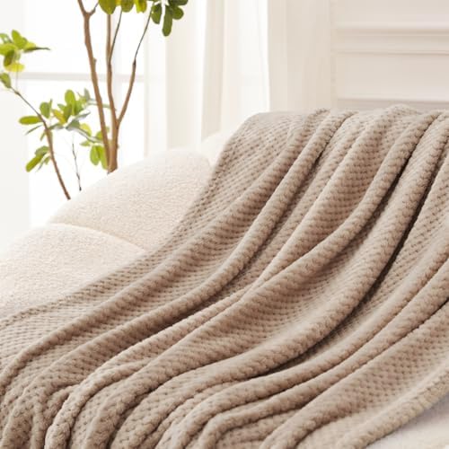 Vue 3 de Exclusivo Mezcla Plaid Couverture