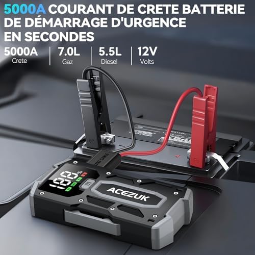 Vue 2 de Acezuk Booster Batterie Voiture