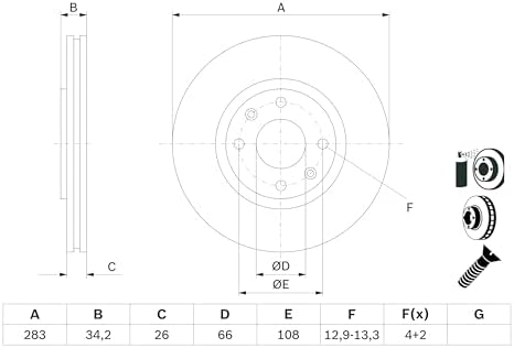 Vue 2 de Bosch Bd Disques De
