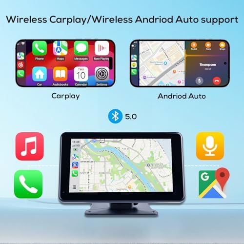 Vue 2 de Haudio Carplay Autoradio Ecranpour