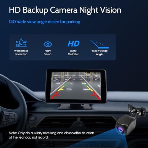 Vue 6 de Haudio Carplay Autoradio Ecranpour