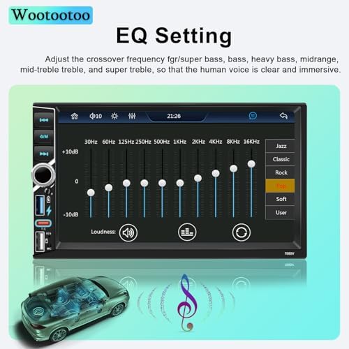 Vue 6 de Autoradio Din Bt Autoradio