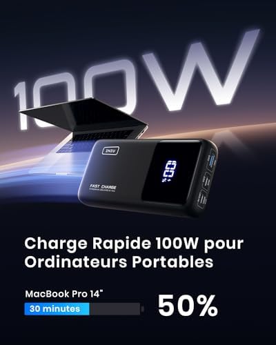Vue 2 de Iniu Batterie Externe Mah