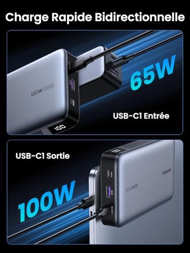 Vue 6 de Ugreen Nexode Batterie