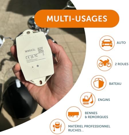 Vue 6 de Traceur Gps Maxi Blanc