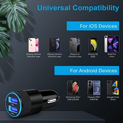 Vue 7 de Chargeur Allume Cigare Usb