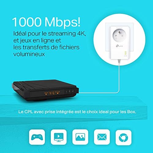 Vue 2 de Tplink Cpl Mbps Port