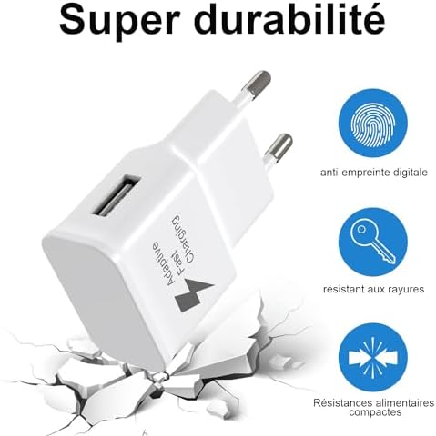 Vue 2 de Samsungw Chargeur Rapide Prise