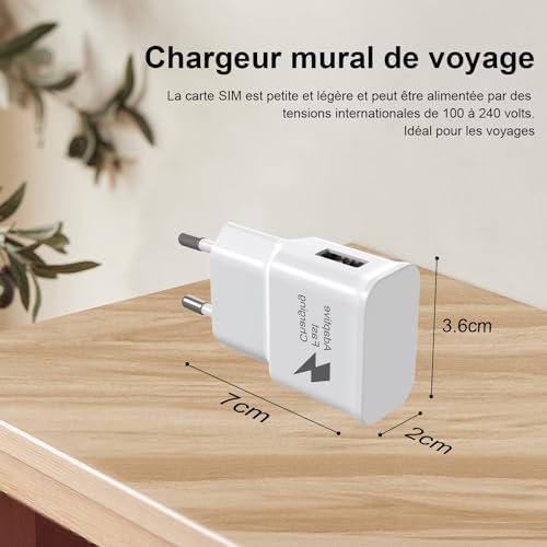 Vue 5 de Samsungw Chargeur Rapide Prise