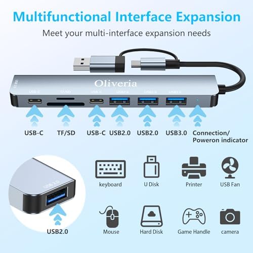 Vue 5 de Oliveria Hub Usb