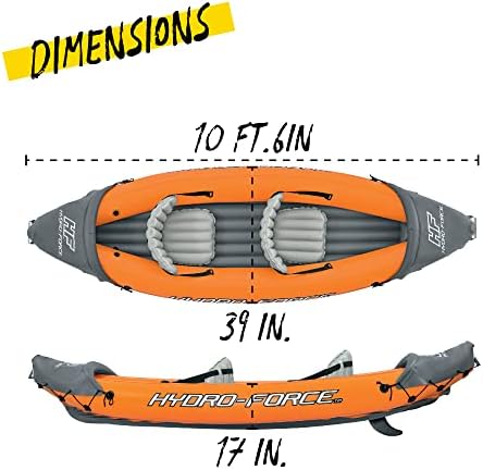 Vue 3 de Hydroforce Rapid Kayak Gonflable