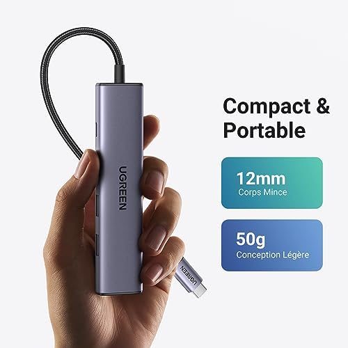 Vue 6 de Ugreen Revodok Hub Usb
