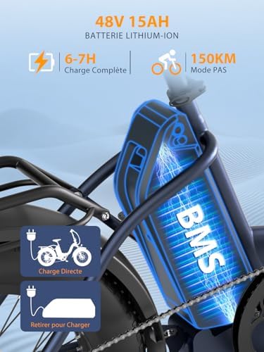 Vue 3 de Touroll Velo Electrique