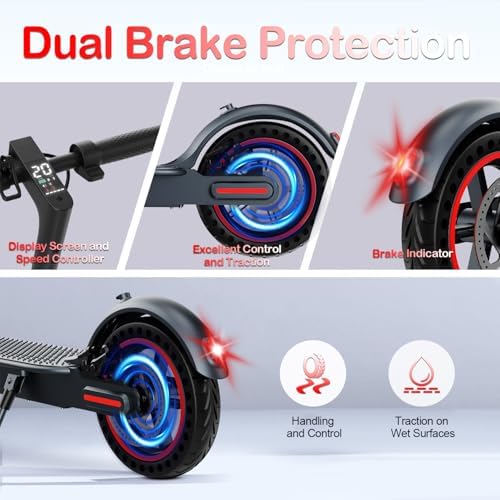 Vue 4 de Qnq Trottinettes Electriques Adulte