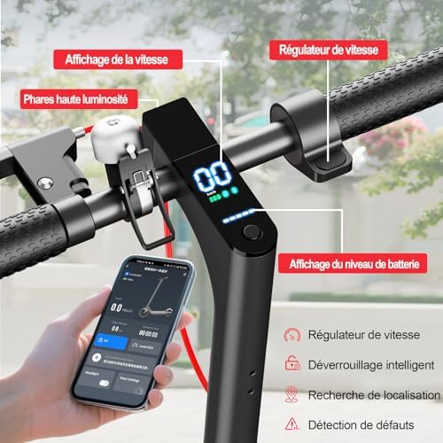 Vue 3 de Todimart Trottinette Electrique