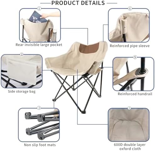 Vue 2 de Chaise De Camping Pliante