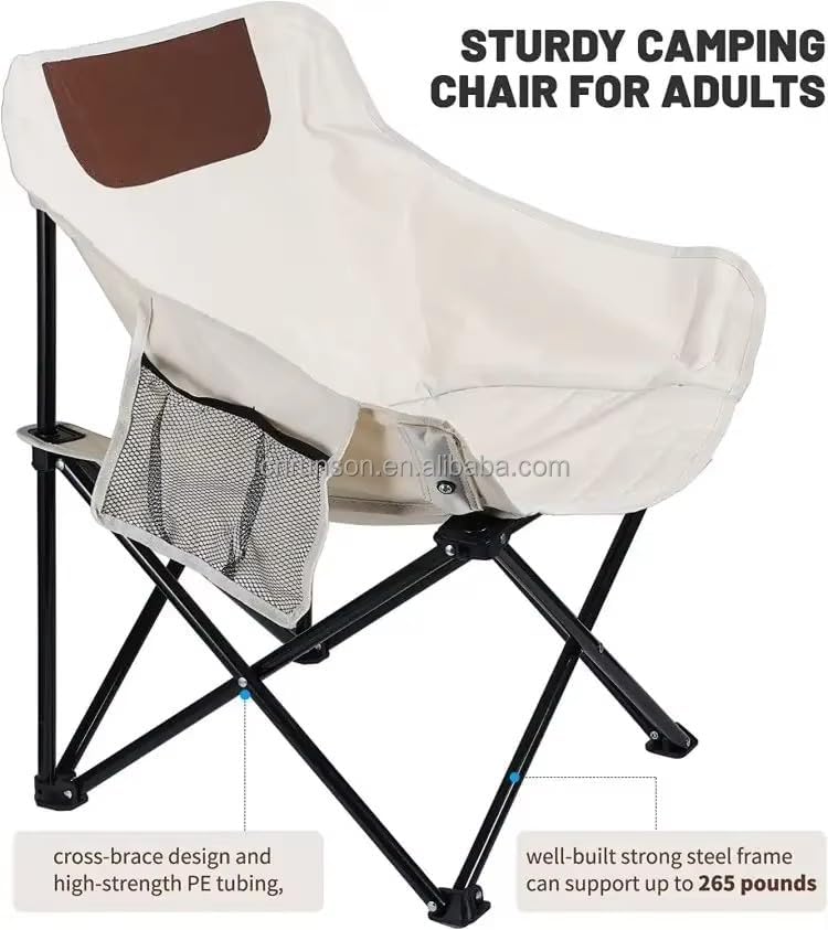 Vue 3 de Chaise De Camping Pliante