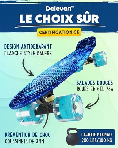 Vue 3 de Deleven Skateboard Cm Avec