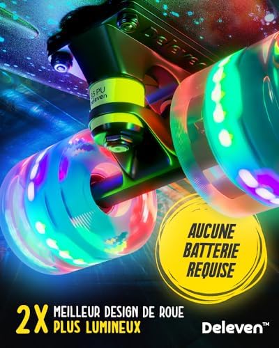 Vue 4 de Deleven Skateboard Cm Avec