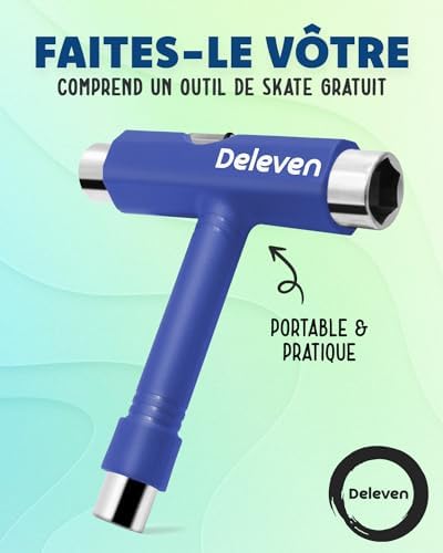 Vue 6 de Deleven Skateboard Cm Avec