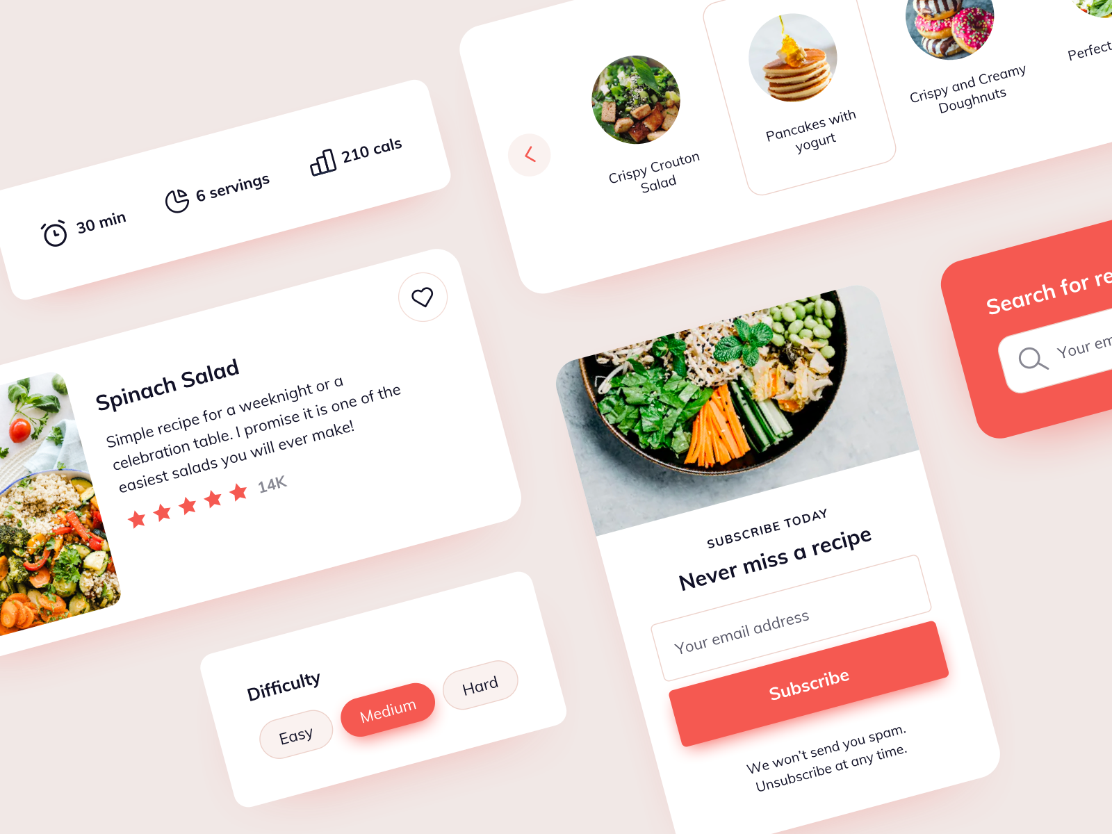 Recipe Components