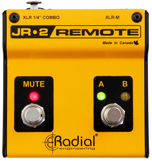 Radial JR2 Dual Remote Footswitch top