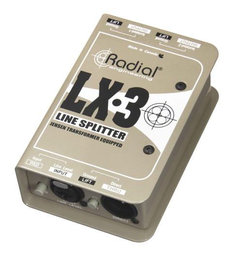 Radial LX3 Line-Level Splitter