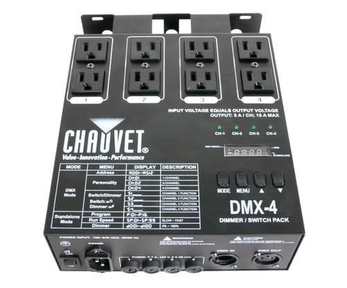 Chauvet DJ DMX-4 Dimmer/Relay Pack