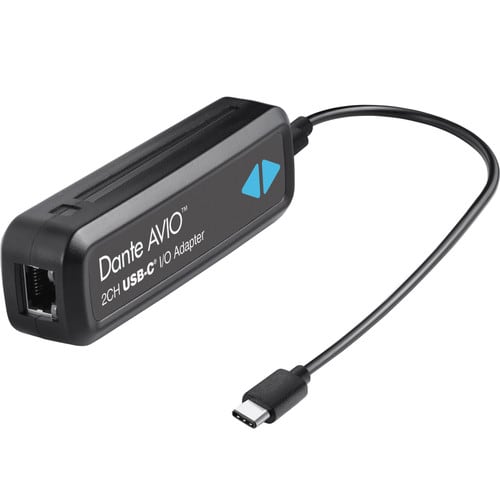 Audinate Dante AVIO 2CH USB-C I/O Adapter