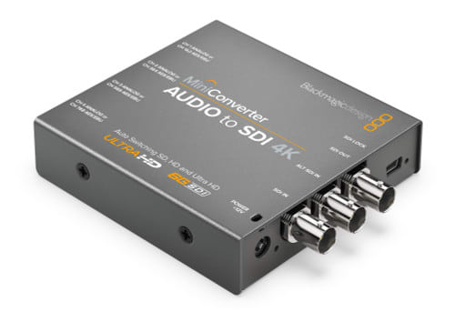 Blackmagic Design Mini Converter Audio to SDI 4K Angle