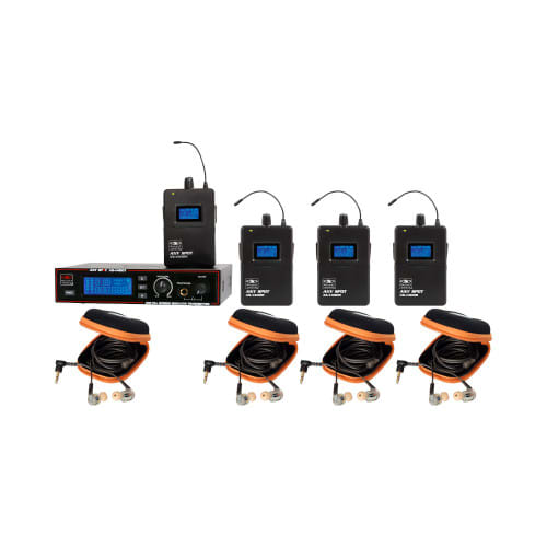 Galaxy Audio AS-1410-4 4-User Personal Wireless System