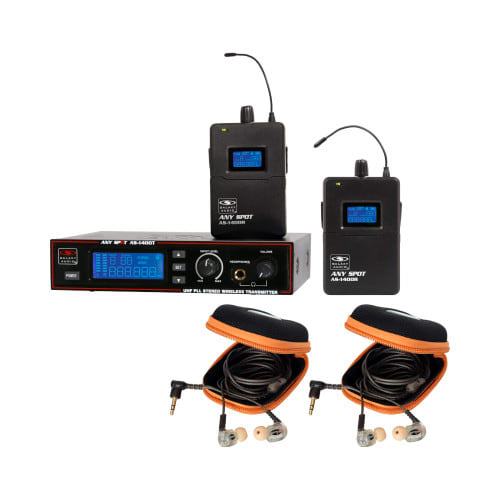 Galaxy Audio AS-1410-2 Wireless In-Ear Monitor Twin Pack System