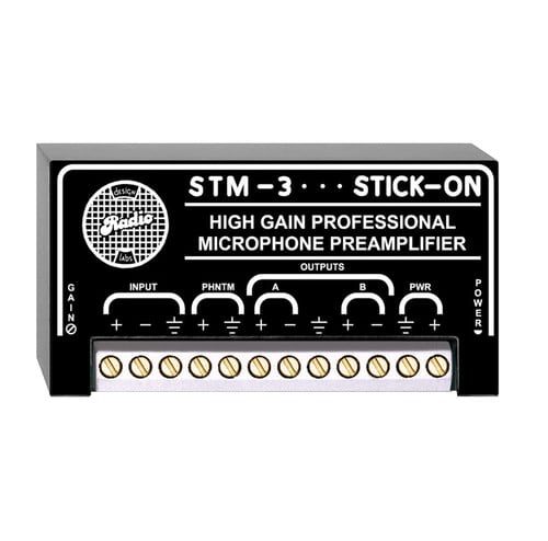 RDL STM-3 High Gain Microphone Preamplifier