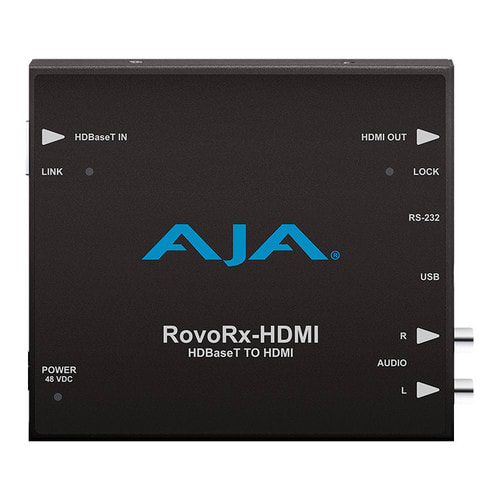 AJA ROVORX-HDMI UltraHD/HD HDBaseT Receiver to HDMI with PoH