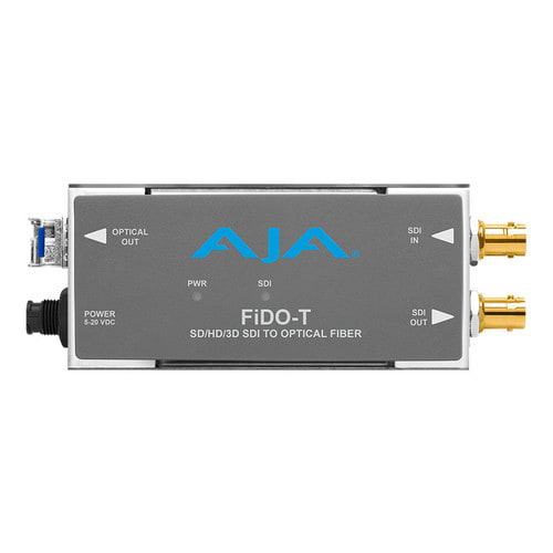 AJA FIDO-T 1-Channel 3G-SDI to Single-Mode LC Fiber Transmitter