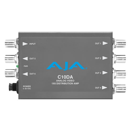 AJA C10DA Analog Video 1x6 Distribution Amplifier