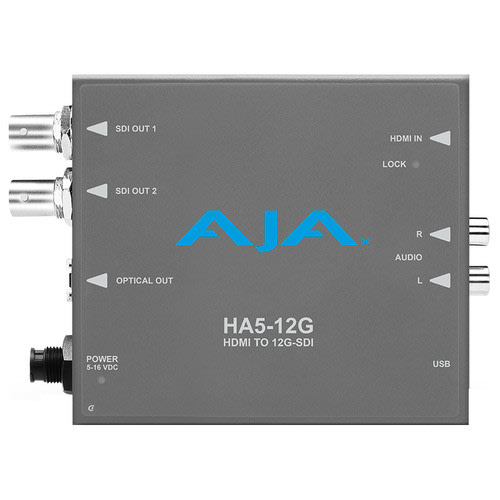 AJA HA5-12G-T HDMI 2.0 to 12G-SDI Converter