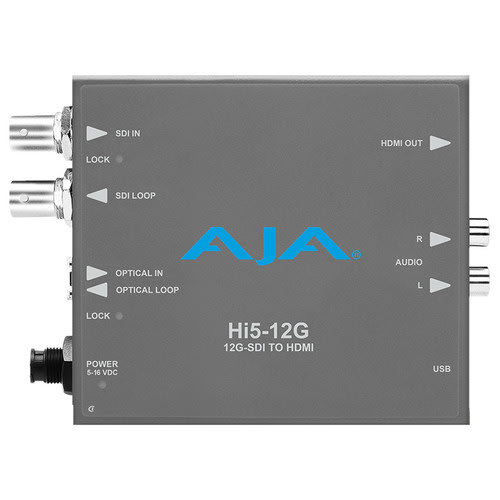 AJA Hi5-12G 12G-SDI to HDMI 2.0 Converter