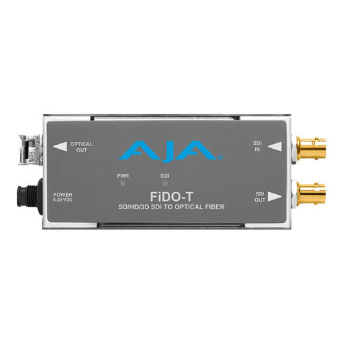 AJA FiDO-T-MM 1-Channel 3G-SDI to Multi-Mode LC Fiber Transmitter