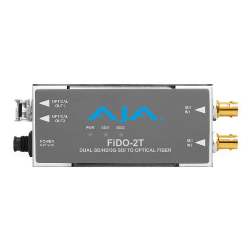 AJA FiDO-2T-MM 2-Channel 3G-SDI to Multi-Mode LC Fiber Transmitter