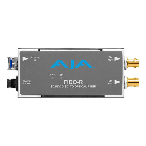 AJA FiDO-R-MM 1-Channel Multi-Mode LC Fiber to 3G-SDI Receiver