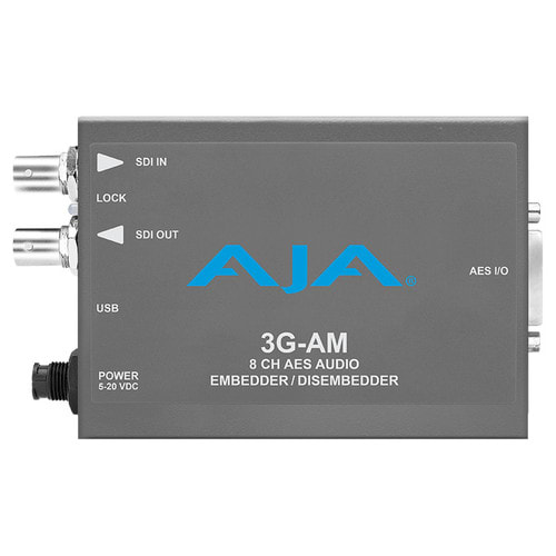 AJA 3G-AM-XLR 8-Channel AES Embedder/Disembedder, XLR