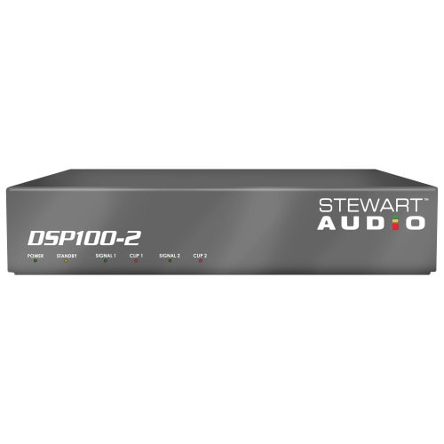 Stewart Audio DSP100-2-CV-D 2-Channel DSP-Enabled Amplifier with Dante
