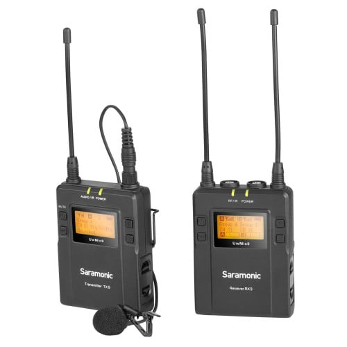 Saramonic UWMic9 RX9+TX9 UHF Wireless Lavalier Microphone System