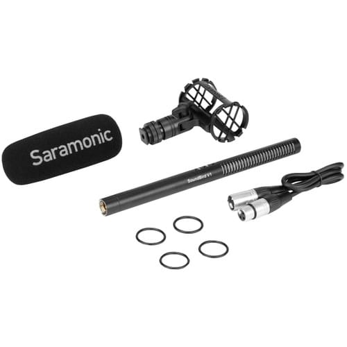 Saramonic SoundBird V1 Professional Supercardioid Shotgun Microphone components