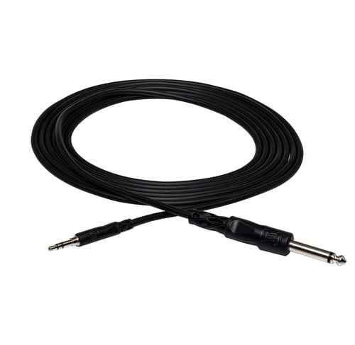 Hosa 1/4 TS to 3.5mm TRS Mono Interconnect Cable