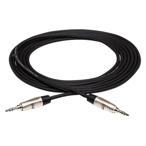 Hosa Pro REAN 3.5mm TRS Stereo Interconnect Cable coil